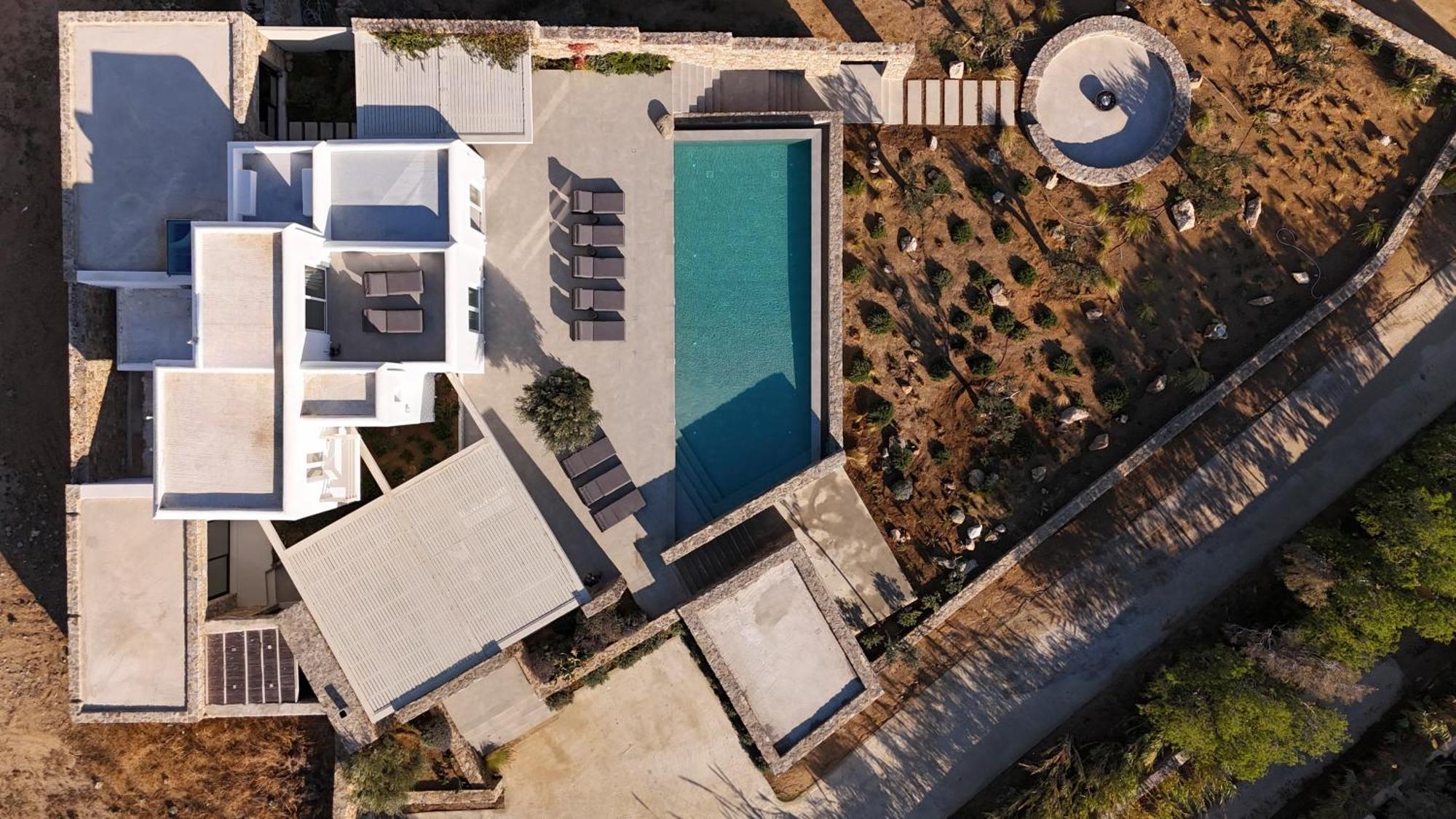Blue Eye Grand Villa Mykonos 卡拉法蒂斯 外观 照片