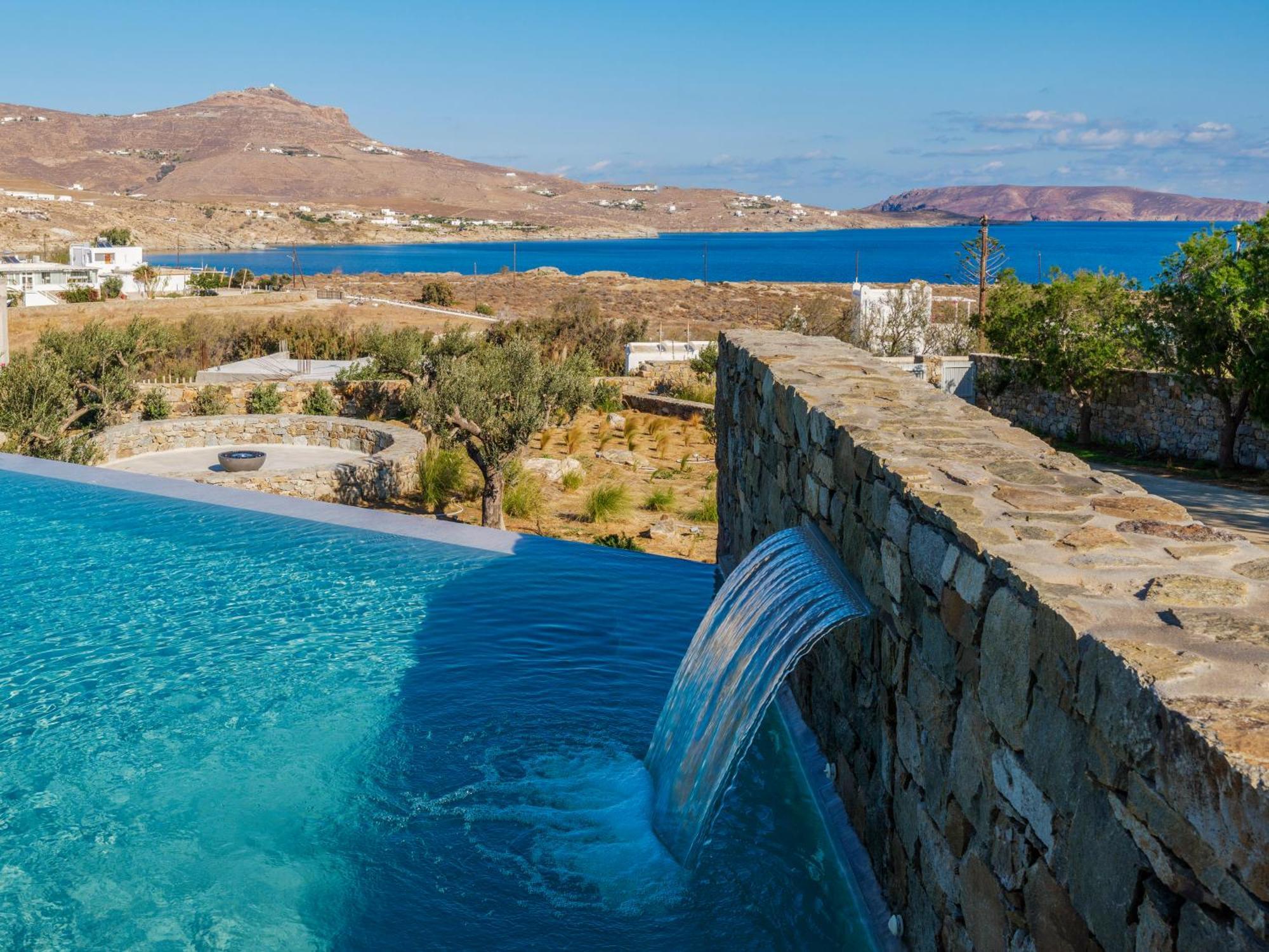 Blue Eye Grand Villa Mykonos 卡拉法蒂斯 外观 照片