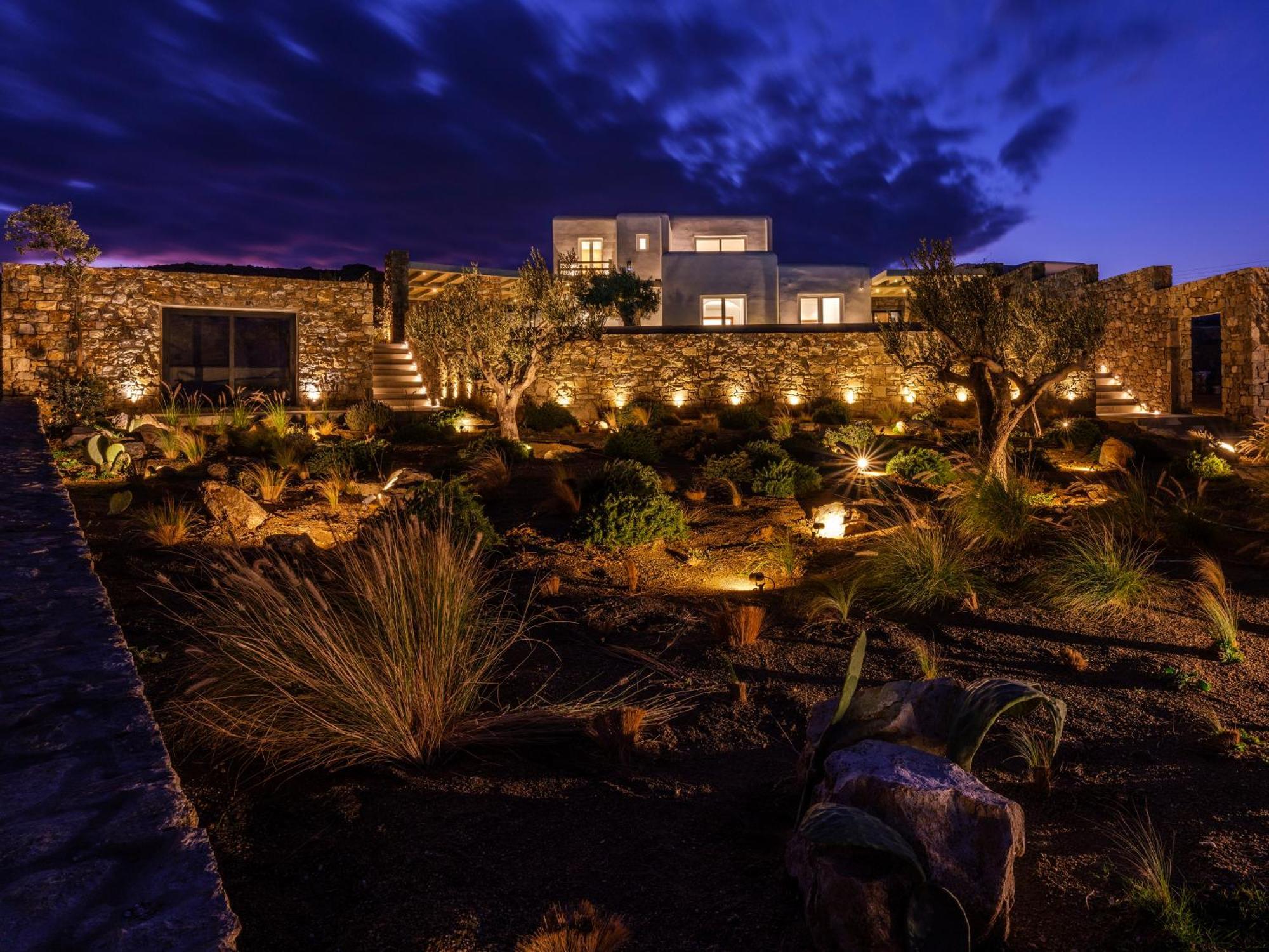 Blue Eye Grand Villa Mykonos 卡拉法蒂斯 外观 照片