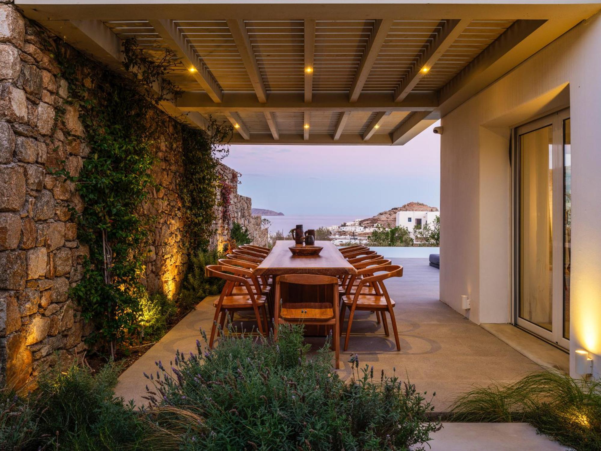 Blue Eye Grand Villa Mykonos 卡拉法蒂斯 外观 照片