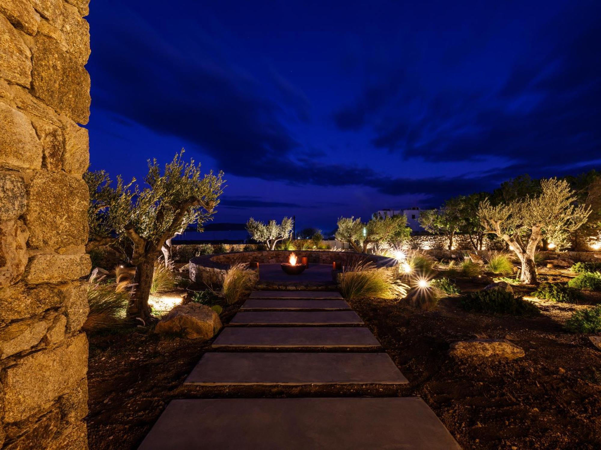 Blue Eye Grand Villa Mykonos 卡拉法蒂斯 外观 照片
