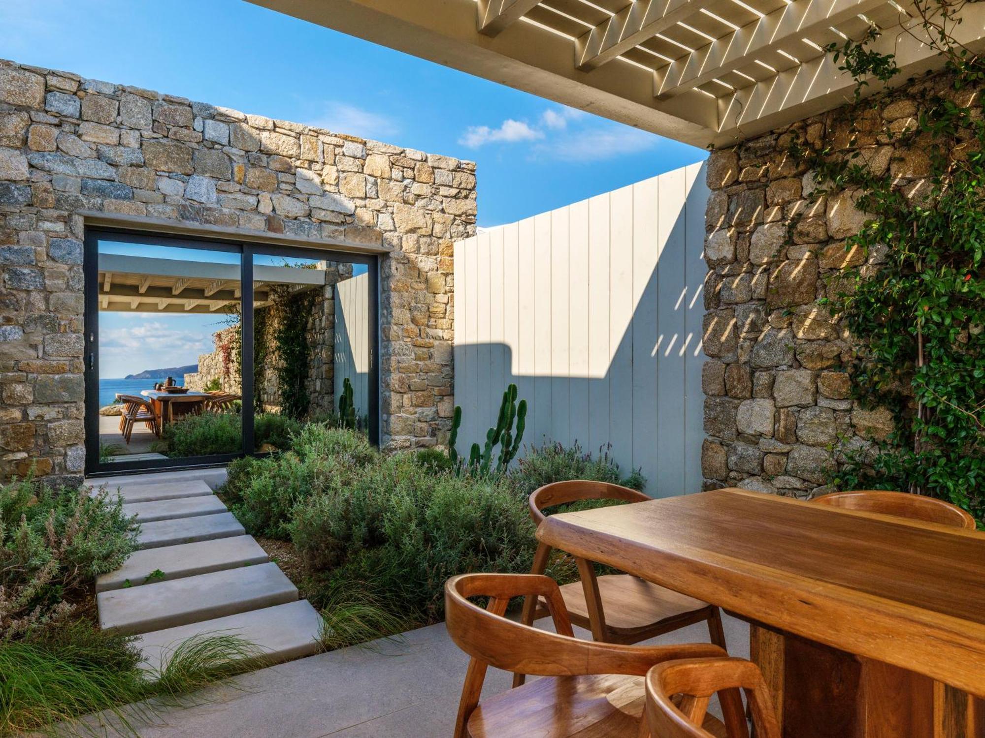 Blue Eye Grand Villa Mykonos 卡拉法蒂斯 外观 照片
