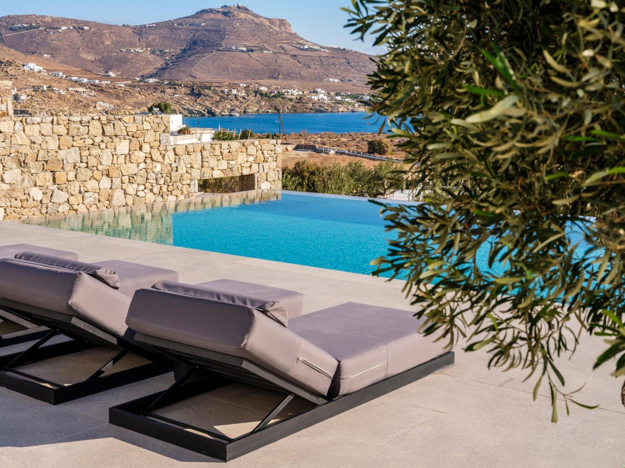 Blue Eye Grand Villa Mykonos 卡拉法蒂斯 外观 照片