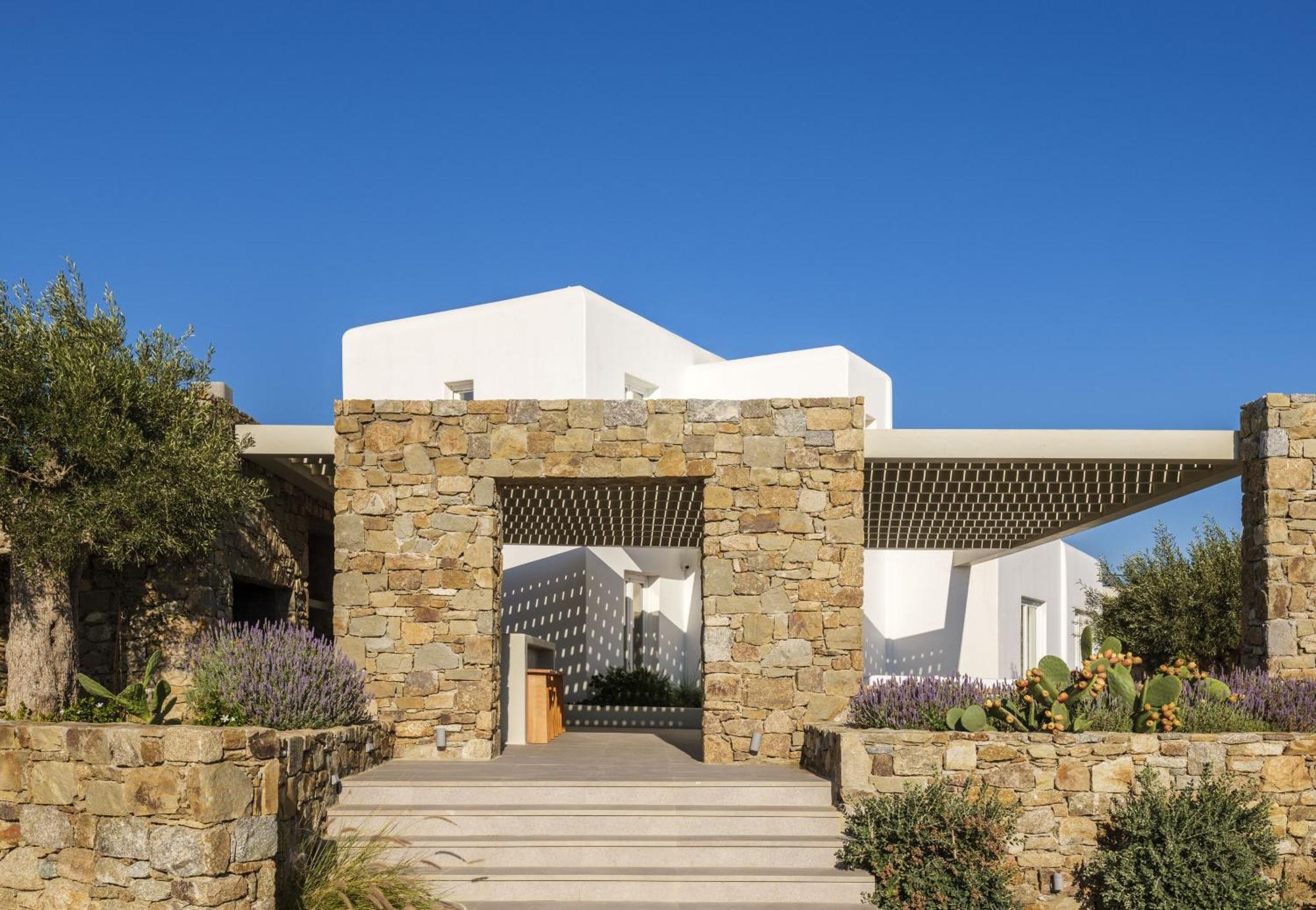 Blue Eye Grand Villa Mykonos 卡拉法蒂斯 外观 照片